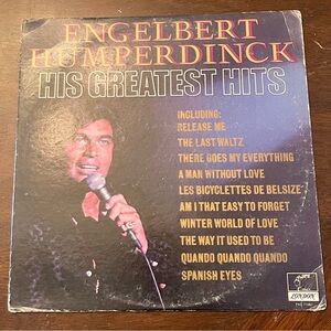 1974 Engelbert Humperdinck Greatest Hits Vinyl Record